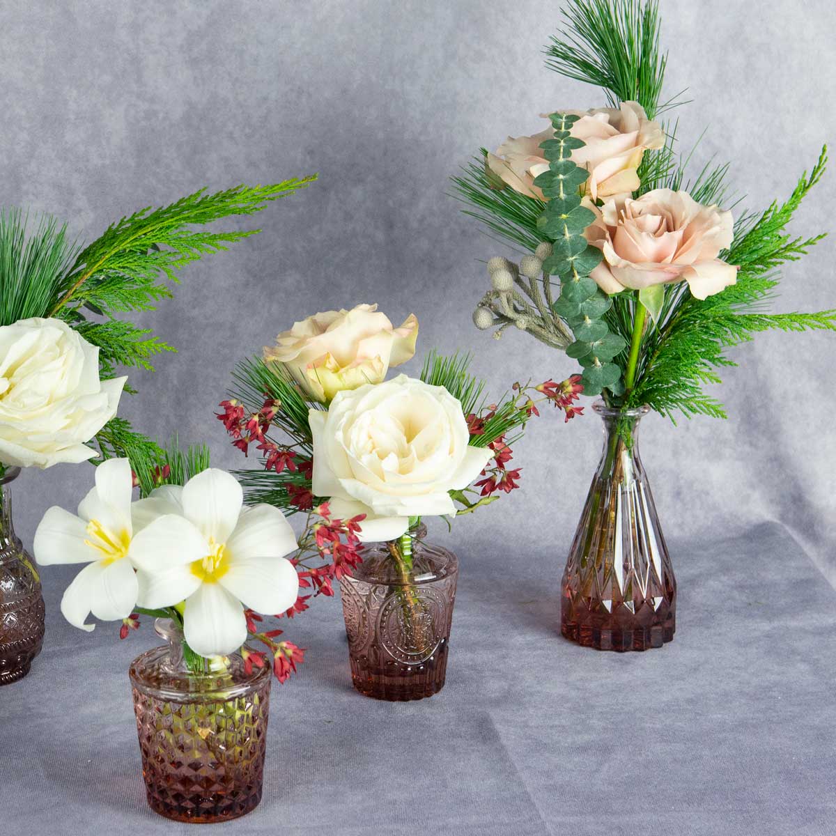 Winter Rhapsody Floral Quintet - Image 2